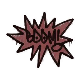 Sealed Graffiti | BOOM (Brick Red)