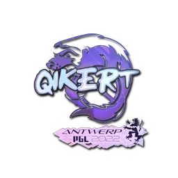 Sticker | qikert (Holo) | Antwerp 2022