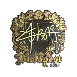 Sticker | z4KR (Gold) | Budapest 2025