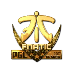 Sticker | Fnatic (Gold) | Krakow 2017