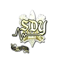 Sticker | sdy (Gold) | Paris 2023