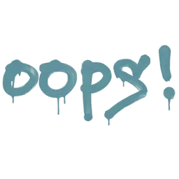 Sealed Graffiti | Oops (Wire Blue)