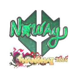 Sticker | noway (Glitter) | Shanghai 2024