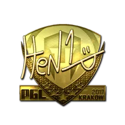 Sticker | HEN1 (Gold) | Krakow 2017