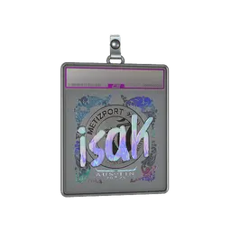 Sticker Slab | isak (Holo) | Austin 2025