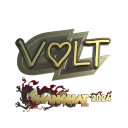 Sticker | volt (Gold) | Shanghai 2024