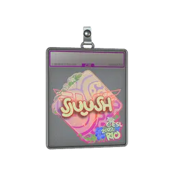 Sticker Slab | sjuush (Holo) | Rio 2022