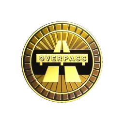 Sticker | Overpass (Gold)