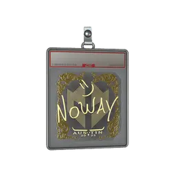 Sticker Slab | noway (Gold) | Austin 2025