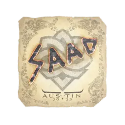 Sticker | saadzin | Austin 2025