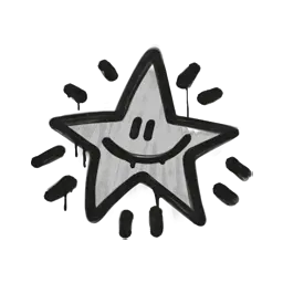Sealed Graffiti | Shining Star (Shark White)