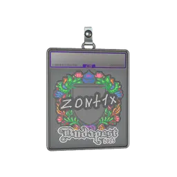 Sticker Slab | zont1x (Embroidered) | Budapest 2025
