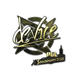 Sticker | device (Gold) | Stockholm 2021