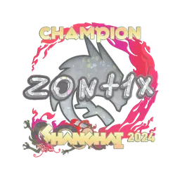 Sticker | zont1x (Glitter, Champion) | Shanghai 2024