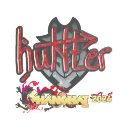 Sticker | huNter- (Glitter) | Shanghai 2024