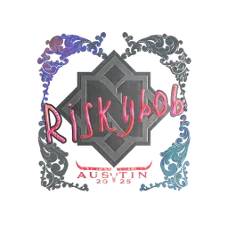 Sticker | riskyb0b (Holo) | Austin 2025