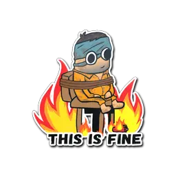 Sticker | This Is Fine (H)