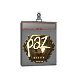 Sticker Slab | paz (Gold) | London 2018