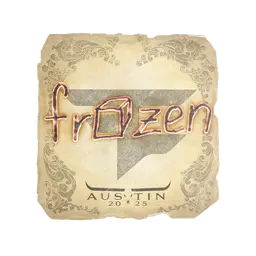 Sticker | frozen | Austin 2025