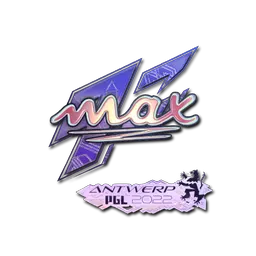 Sticker | max (Holo) | Antwerp 2022