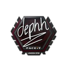 Sticker | dephh | London 2018