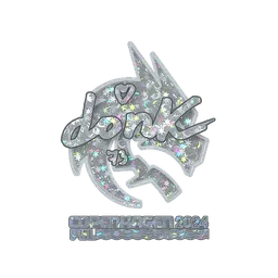 Sticker | donk (Glitter) | Copenhagen 2024