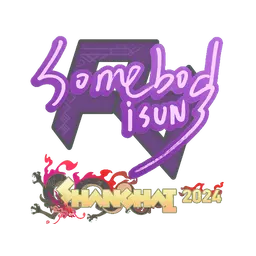 Sticker | somebody | Shanghai 2024