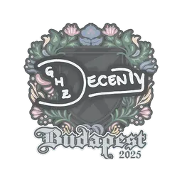 Sticker | decenty | Budapest 2025