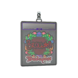 Sticker Slab | Brollan (Embroidered) | Budapest 2025