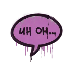 Sealed Graffiti | Uh Oh (Bazooka Pink)