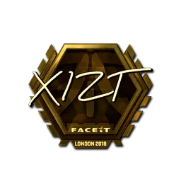 Sticker | Xizt (Gold) | London 2018