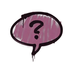 Sealed Graffiti | Question Mark (Princess Pink)