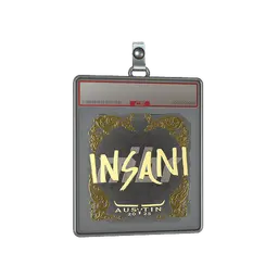 Sticker Slab | insani (Gold) | Austin 2025
