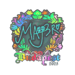 Sticker | MAJ3R (Holo) | Budapest 2025