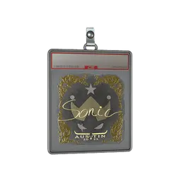 Sticker Slab | Sonic (Gold) | Austin 2025