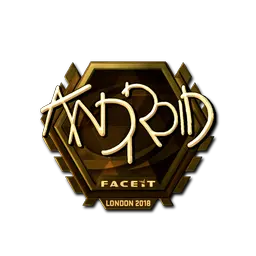 Sticker | ANDROID (Gold) | London 2018