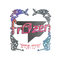 Sticker | frozen (Holo) | Austin 2025