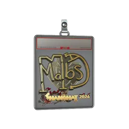 Sticker Slab | malbsMd (Gold) | Shanghai 2024