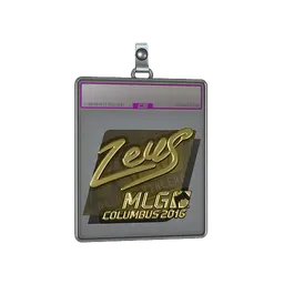 Sticker Slab | Zeus (Gold) | MLG Columbus 2016