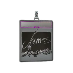 Sticker Slab | James (Foil) | Cologne 2015