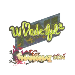 Sticker | w0nderful (Holo) | Shanghai 2024
