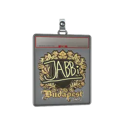 Sticker Slab | jabbi (Gold) | Budapest 2025