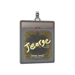 Sticker Slab | jeorge (Gold) | Austin 2025