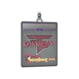 Sticker Slab | karrigan (Glitter) | Shanghai 2024