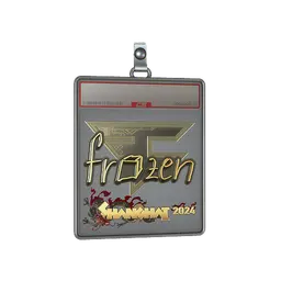 Sticker Slab | frozen (Gold) | Shanghai 2024