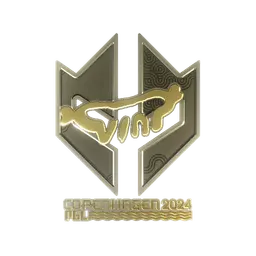 Sticker | VINI (Gold) | Copenhagen 2024