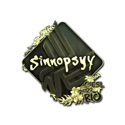 Sticker | sinnopsyy (Gold) | Rio 2022