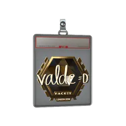 Sticker Slab | v4lde (Gold) | London 2018