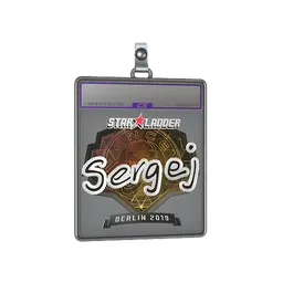 Sticker Slab | sergej (Foil) | Berlin 2019