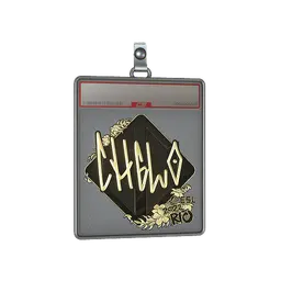 Sticker Slab | chelo (Gold) | Rio 2022